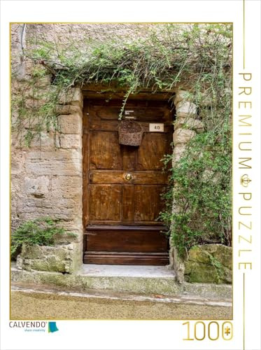 CALVENDO Puzzle Eingang in Ménerbes | 1000 Teile Lege-Größe 48 x 64 cm Foto-Puzzle für glückliche Stunden
