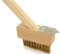 Unibos Patio Weed Remover Tool Weed Brush for Cleaning Patios Hard Bristle Head with Blade Cleaning Gardens, Yards, and Driveways Block Paving, Moss etc | Small (35cm)