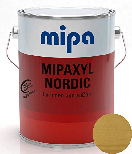 Holzlasur High Solid Mipaxyl Nordic für Volltonanstriche 2,5l im Wunsch Holzfarbton (Farblos)