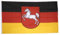 Flaggenfritze® Fahne Flagge Niedersachsen 90 x 150 cm Premiumqualität
