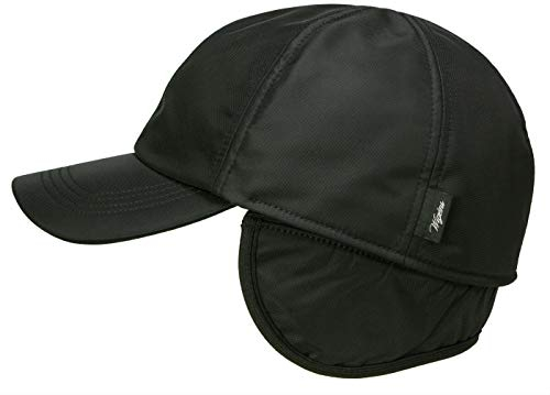 Wigens Klassische Baseball Cap mit Ohrenklappen - Schwarz (999) - 59 cm