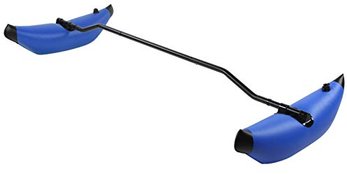Alomejor Aufblasbarer Kajak-Stabilisator Kayak Float PVC-Kanu-Ausleger-Stabilisator-Kit Ausgleichs-Schwimmboot-Stabilisierungsstange Zubehör(Blau)