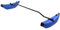Alomejor Aufblasbarer Kajak-Stabilisator Kayak Float PVC-Kanu-Ausleger-Stabilisator-Kit Ausgleichs-Schwimmboot-Stabilisierungsstange Zubehör(Blau)