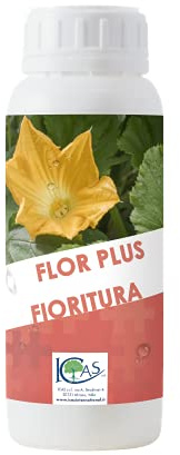 FLOR PLUS flacone da 0,5 l - Ad azione biostimolante. Aumenta numero di fiori e allegagione.