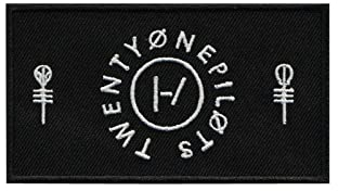Rock-and-Roll-Aufnäher aus schwarzem Metall, bestickt, zum Aufbügeln