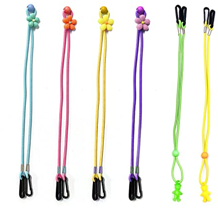 Maskenverlängerungsriemen, Maskenhalter, Maskenverlängerungshaken, zur Verlängerung der Maske, für Erwachsene und Kinder, 6 Stück