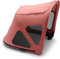 Bugaboo Donkey Breezy Sun Canopy Cochecito accesorio con protección solar UPF 50+ y paneles de ventilación, color rojo amanecer
