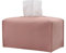 BBTISG Boîte à Mouchoirs Rectangle en Cuir Synthétique, 24 * 13 * 13cm Organiseur Moderne pour La Maison pour Salle à Manger, Chambre, Salle De Bain, Bureau (Rose)