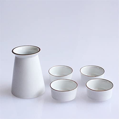 Juego de cerámica de Estilo Mini Divisor de Vino Copas de Bebida Sake Barato Dispensador de Alcohol Vaso de chupito Vodk Copa de Vino (C)