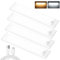 Under Cupboard Kitchen Lights,4 Pack 44 LEDs 3 Modes Motion Sensor under cabinet kitchen lights,2000mAh USB Type-C Rechargeable Dimming Wardrobe Light,2 Color Temps Closet Light for Kitchen Stairs