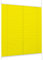 K-Home Klemmfix-Plissee Florida Gelb 65 x 210 cm (B x L) einzigartiges Design mit bezauberndem Lichteffekt