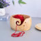 TEMU-SC Wooden yarn bowl, Tazón de lana, Tazón de madera grande hecho a mano para bolas de lana(sin tapa)(madera de pino)(15 * 8cm)