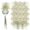 120 Stück Getrocknete Blüten Baby's Breath Blumen Gepresste Blumen Schleierkraut Getrocknet Trockenblumen zum Basteln Echte Natur Weiß für DIY Kerze Harz Schmuck Nagel Kunst Basteln