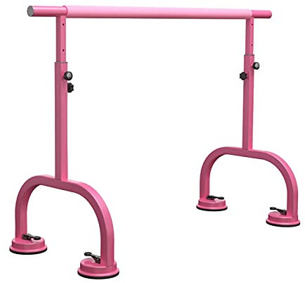 Ballettstange aus Holz, bodenmontierte, verstellbare Tanzstange mit rutschfesten Füßen, Ballettstange für Performance-Fitness im Schulstudio