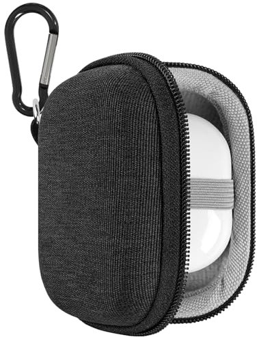 Geekria Shield Earbuds Case Compatible with SAMSUNG Galaxy Buds 2 Pro Galaxy Buds 2 Galaxy Buds FE True Wireless Earbud, Replacement Hard Shell Travel Carrying Bag with Carabiner Clip