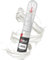 BLU Lackstift Auto kompatibel für VW LB9A Weiss CANDYWEISS | Auto Lack Reparatur 2in1 Ausbesserungslack Pinsel + Nadel