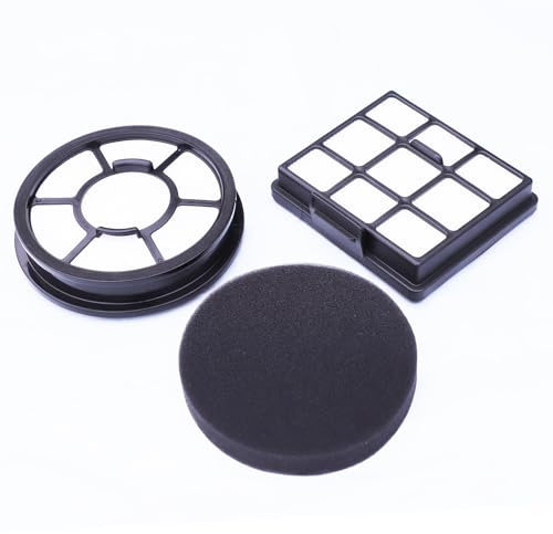 Juego de filtros HEPA para aspiradora compatible con Amazon VCM43B16H, B07C41FMF1 – Incluye 1 filtro HEPA, 1 filtro de espuma y 1 filtro de algodón