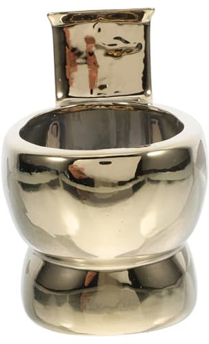 Ipetboom 1 Pièce Tasse Céramique Forme de Toilette Mug Drôle pour Fête pour Amis et Amateurs Humour Potty