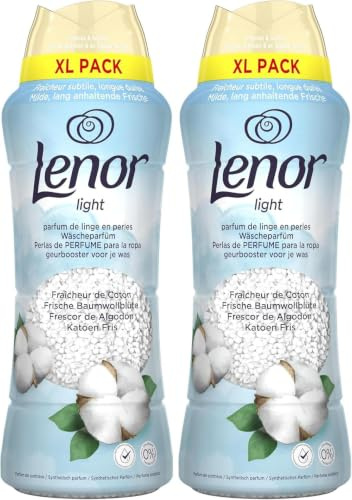 Lenor Light Wäscheparfüm Frische Baumwollblüte 495g, Für Milde, Lang Anhaltende Frische (Packung mit 2)