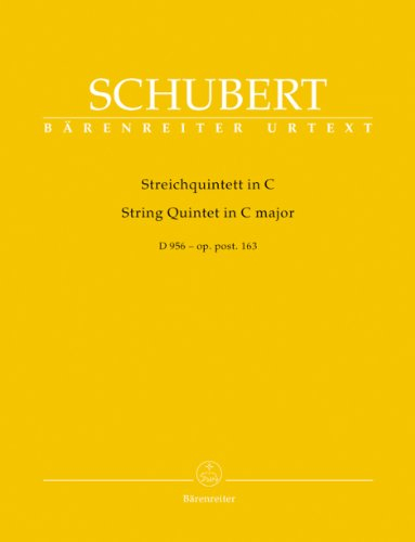 Streichquintett C-Dur op. post 163 D 956. Stimmensatz, Urtextausgabe