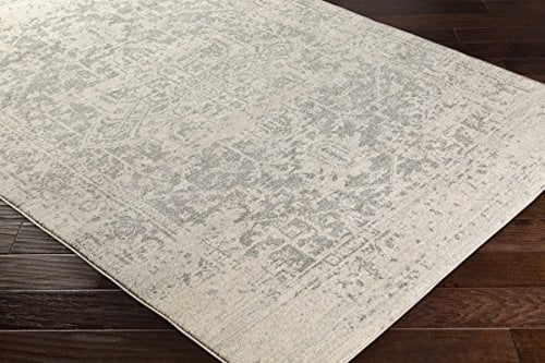 Livabliss Syracusa Vintage groß - Orientalischer Wohnzimmer 200x275 cm, Esszimmer, Schlafzimmer - Boho Kurzflor für einfache Pflege - Grau und Beige