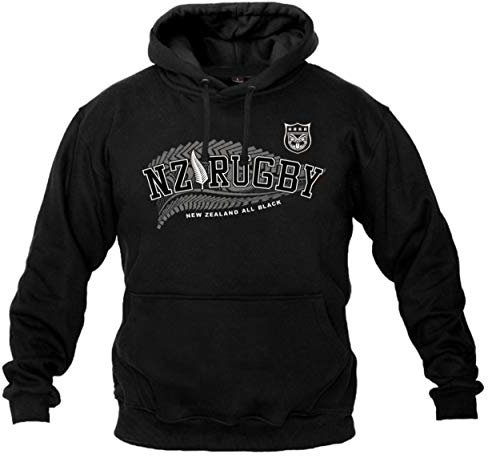 Dirty Ray Rugby New Zealand All Black Herren Kapuzenpullover BRB2 (XXL)