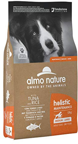 almo nature Holistic Maintenance M-L, Tonno e Riso - Sacco da 12 kg