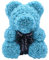 Künstliche Rosenbären, Simulierte Vollmond Geschenk Bär Puppe Künstlicher -Teddybär des Valentinstags, Flower, 25cm