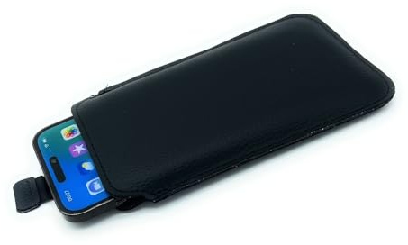 Premium Universal Handy Tasche Etui Hülle Sleeve Slim Case für Apple iPhone 14 15 16 17 Pro Max/Samsung Galaxy S23 Ultra / S24 Ultra / S25 Ultra, Samsung Galaxy A16 A17 A36 A55 A56