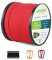 Nylon 750Lb Paracord 4mm Cord - 50m Parachute Cord with 7 Wires,Multifunction Reflective Outdoor Survival para cord(Red)