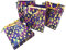 hausleben Geschenktüten Geschenkverpackungen 12er Packung verschiedene Größen und Designs (M (18 x 8 x 23), Aurora Polaris)