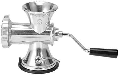 Picadora de Carne Manual, Aleación de Aluminio Embutidora de Salchichas Operada a Mano Máquina para Picar Carne Picadora de Carne, Ventosa Picadora de Carne Accesorio de Cocina para el Hogar