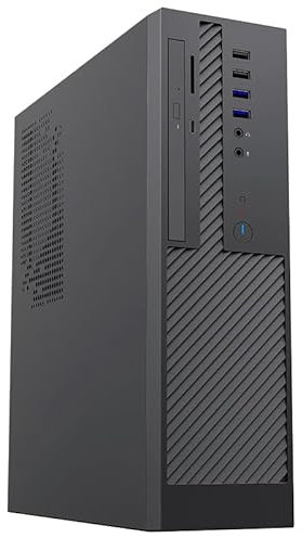 PC Computer Fisso Desktop i5 - Windows 11 PRO - HDMI e VGA - Wireless - Lettore Masterizzatore CD DVD - Ufficio Internet Scuola (RAM 8 GB, SSD 240 GB)