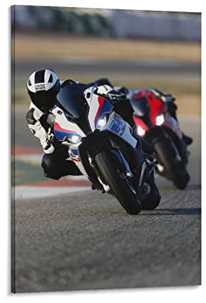 Bmw S1000rr Motorrad-Poster, Leinwand-Kunst, Poster und Wandkunst, Bild, modernes Familienschlafzimmerdekor, Poster, 40 x 60 cm