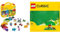 LEGO 10713 Classic Creative Suitcase, Toy Storage, Fun Colourful Building Bricks for Kids & 11023 Classic Green Baseplate, Square 32x32 Stud Building Base, Build and Display Board Set