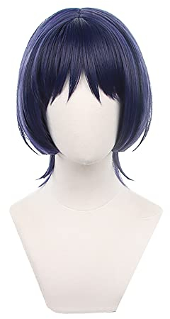 Anime Cosplay Perücke für Spiel Genshin Impact Cosplay Perücken mit gratis Perückenkappe (Scaramouche)