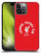 Head Case Designs Officially Licensed Liverpool Football Club White LFC On Red Liver Bird Hard Back Case Compatible With Apple iPhone 14 Pro Max