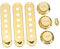 Supvox 7stücke Teiliges Set Goldenen Pickup-covern Gitarre Bass Langlebige Und Praktische -abdeckungen Für -projekte Und Gitarristen
