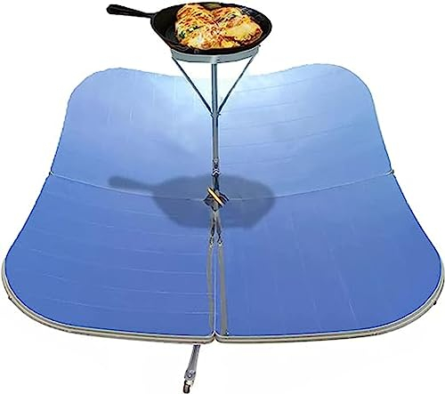 ALSUP Cocina Solar Portátil, 1500W 1.35M Diámetro Camping Outdoor Cocina Solar para calefacción Solar