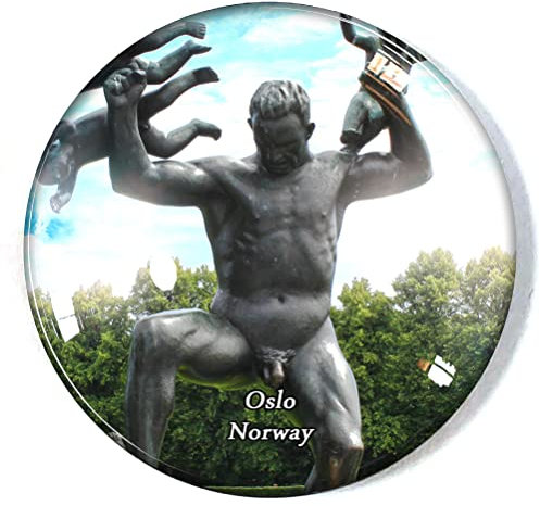 Kühlschrankmagnet Oslo Norwegen Kühlschrank Gefrierschrank Magnet Souvenir Dekoration Magnet Aufkleber Glas Basteln