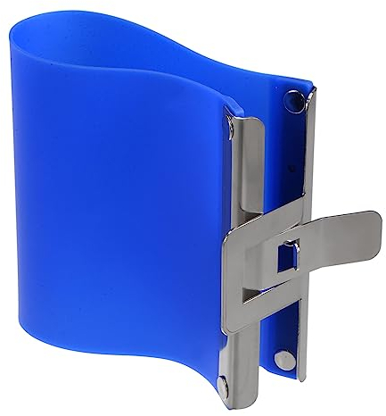 sourcing map Silicone Mug Clamp 11 Oz 3D Sublimation Silicone Cup Wrap Fixture for Printing Heat Transfer Machine, Blue
