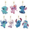 FCXQG 7 Pcs Diamond Art Painting Schlüsselanhänger Set Diamond Painting Schlüsselanhänge Stitch Schlüsselanhänger Stitch Diy 5D Diamond Art Painting Keychain Mit Schlüsselanhänger Und Toolkits