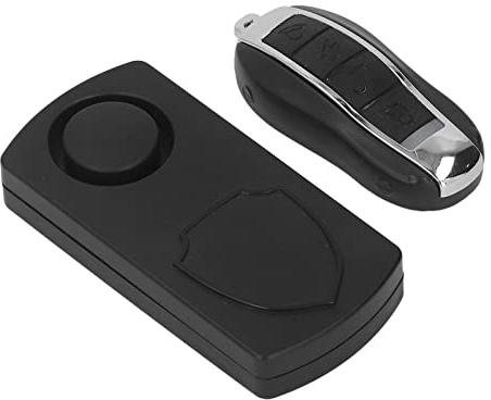 Motorcykel-vibrationslarm, 115 dB, motorcykel-säkerhetslarm, stöldskydd, vibrations-rörelsesensor, 3 klockor, vattentät, för cykel, elskoter
