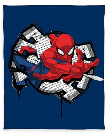 Herding Coperta in Pile Spiderman, 130 x 170 cm, 100% Poliestere, Pile