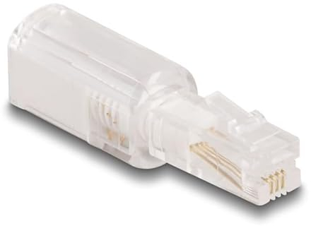 DeLOCK Telefonkabel-Verdrehschutz Adapter RJ10 Stecker