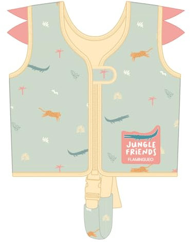 Flamingueo Chaleco Natación Niños - Chaleco Piscina, Chaleco Agua Niños, Neopreno y Espuma EPE, Correa Ajustable, Chaleco Playa Niños, 3-6 años