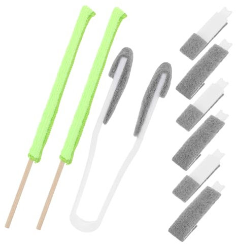 CIYODO Set de Nettoyage de Stores et Ventilateurs Ensemble de Brosse pour Nettoyage de Voiture Climatisation et Stores Outils et Multifonctionnels