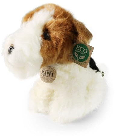 Rappa Plüschhund Fox Terrier 20 cm umweltfreundliches Spielzeug