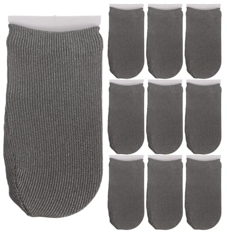 SWETRACE Finger Sleeves per Gaming in Materiale a Filo di Carbonio 10pezzi Antiscivolo Professionali per Smartphone Protezione Dita e Traspiranti per Giochi Mobili