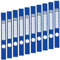 Durable Ordofix Ordnerrückenschilder (selbstklebend, mit Loch, dünne Ordner) Beutel à 10 Stück, blau, 809106